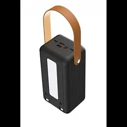Зовнішній акумулятор Power Bank LENYES PX691D, 60000 мА·год, швидка зарядка PD 22.5W, чорний - мініатюра 4
