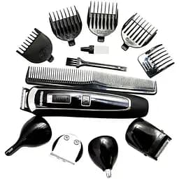 Універсальний чоловічий тример для бороди вусів носа та тіла Gemei GM 801 5 в 1