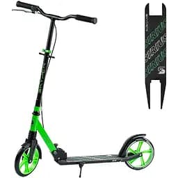 Самокат Skyper 88-98-53х10.5 см Черно-зеленый 000255828