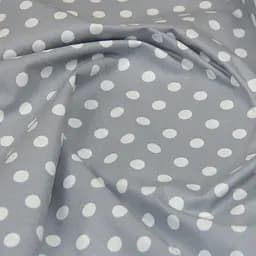 Простирадло Cosas на резинці 120х200 mini dots cs14, сірий (DropWhiteGrey_120x200x20) - мініатюра 4