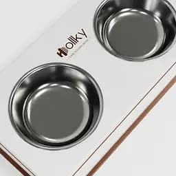 Hollky Base XL20 — миски на підставці для великих собак (2 × 1,8 л) - мініатюра 4