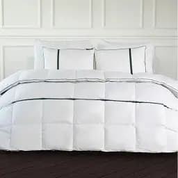 Набір MirSon пуховий №10010 Imperial Style зима ковдра 200х220 см + 2 подушки білий (2200010810738)