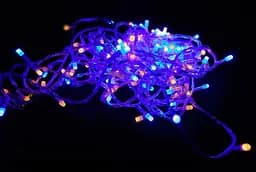 Гірлянда зовнішня пряма 200 led RGB color (білий) 5мм 20м - мініатюра 6