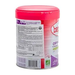 Органічна молочна суміш BabyBio Optima 1, 800 г - мініатюра 4