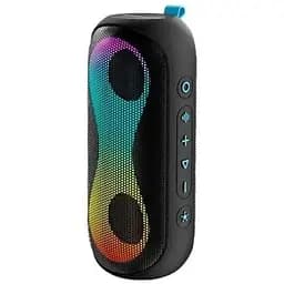Колонка портативна Proove SoundTrap 2, чорний, 30 Вт (2x15 Вт), bluetooth 5.3 (TWS), RGB підсвічування, microSD, AUX, 5200 mAh