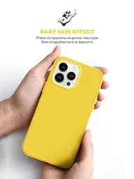 Силиконовый чехол с MagSafe для Apple iPhone 15 Pro Max, ICON2 MagCase, желтый, противоударный, панель с мягкой подкладкой, защита всего корпуса, поддержка беспроводной зарядки, совместим с защитными стеклами и пленками, ArmorStandart (ARM77015) - мініатюра 8