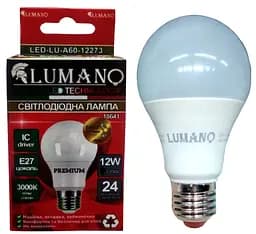 Лампа LED A60 12W E27 3000K 1080Lm LU-A60-12274 TM LUMANO 