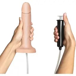 Закінчуючий фалоімітатор Strap-On-Me SQUIRTING CUM DILDO REALISTIC Vanila L