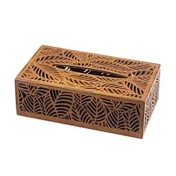 Деревянный диспенсер для салфеток VANZA LEAF орех