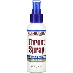 Спрей для горла NutriBiotic Throat Spray 118 мл