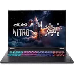 Ігровий ноутбук ACER Nitro 18 AI AN18-61 (NH.QY7EX.005), AMD Ryzen AI 7350 (до 5 ГГц), 16-дюймовий WUXGA-дисплей, 32 ГБ, SSD на 1 ТБ, NVIDIA GeForce RTX 50