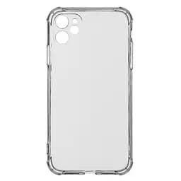 Прозрачный чехол для Apple iPhone 11 с защитой камеры и усиленными бортами, тонкий, силиконовый, бесцветный, ударостойкий, противоударный бампер c закрытой камерой, ArmorStandart (ARM68471)
