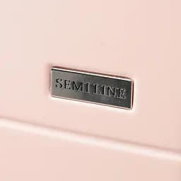 Валіза Semi Line 28 дюймів T5965-4, ABS, з USB-зарядкою та відділенням для ноутбука, бежевий - мініатюра 8