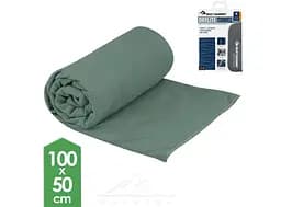 Рушник Sea to Summit DryLite Towel M Сірий-Зелений