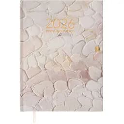 Ежедневник датированный Buromax Fantastic 2026 полиграфический A5 песочный (BM.21161-22)
