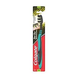 Зубна щітка Colgate Зиг Заг Деревне вугілля середньої жорсткості блакитна