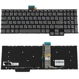 Клавіатура для ноутбука LENOVO (IdeaPad: 5-16 series), rus, black, без кадру, підсвічування клавіш (оригінал)