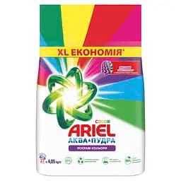 Пральний порошок Ariel Аква-Пудра Color Яскраві кольори 4.05 кг - мініатюра 2
