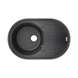 Кухонна мийка Lidz 780x500/200 BLA-03 (LIDZBLA03780500200), Чорний