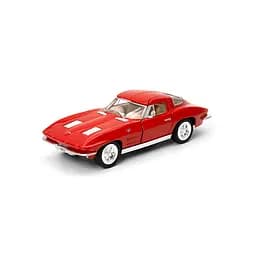 
Машинка металева інерційна 1963 Corvette Sting Ray 1:32 12.5 см відчиняються двері гумові колеса