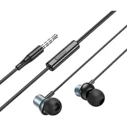 Навушники Hoco M110 Encourage metal universal earphones with mic чорні 6942007602938
