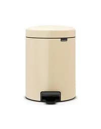 Бак для мусора Brabantia Pedal Bin, миндальный, 5 л (112423)