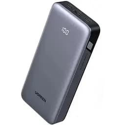 УМБ Ugreen 20000mAh 30W PD/QC, USB-A, 2xUSB-С (PB532) Gray (55989B)