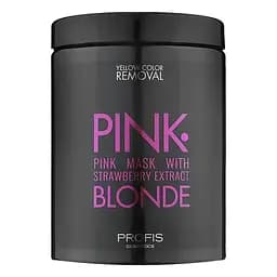 Професійна рожева маска з полуниці, журавлини та протеїнами пшениці Pink Blond Profis 1000 мл