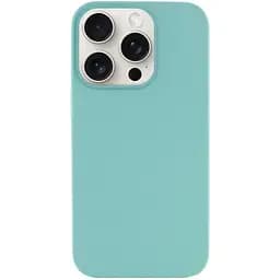 Чехол Epik Silicone Case Full Protective AA NO LOGO для Apple iPhone 16 Pro 6.3 Бирюзовый/Marine Green