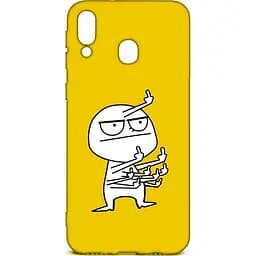 Чохол-накладка Toto Cartoon Soft Silicone TPU Case Samsung Galaxy M20 FK 9 Yellow