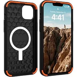 Оригінальний протиударний чохол UAG Civilian Magsafe Black для iPhone 14 Plus/15 Plus (114037114040) - мініатюра 4