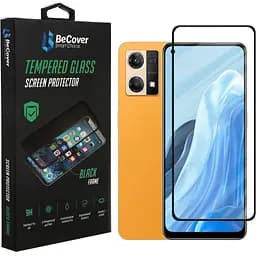 Захисне скло BeCover для Oppo Reno7 Black (707605)