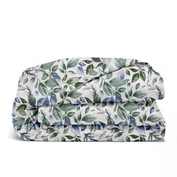 Комплект постільної білизни Cosas Watercolor flowers CS9 Двоспальний зелений (FoliageGreenBlue_El160-117Cloud_180) - мініатюра 5