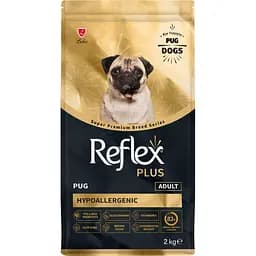 Повноцінний та збалансований сухий корм Reflex Plus Pug Adult для дорослих собак породи мопс 2 кг