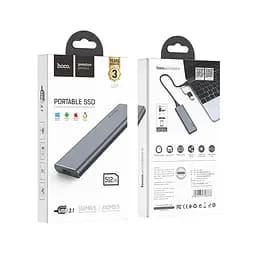Зовнішній накопичувач SSD Type-C Hoco UD7 Extreme speed portable 512GB - мініатюра 5