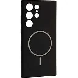 Чехол DK Luxury Silicone Case with MagSafe для Samsung Galaxy S24 Ultra Black [132232]