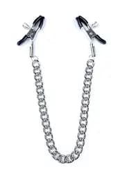 Затискачі для сосків Exclusive Nipple Clamps No.9 сріблясті