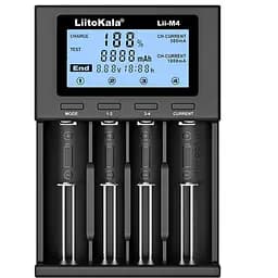 Зарядний пристрій LiitoKala Lii-M4, 4x(Lion/NiMH/NiCd), Power Bank, discharge function, display