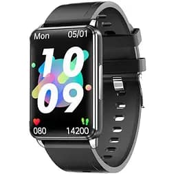 Смарт-годинник Lemfo EP02 з тонометром та зняттям ЕКГ (Чорний)