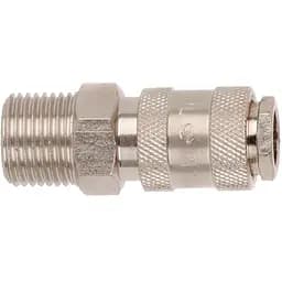 Соединение быстроразъемное пневматическое Intertool с внешней резьбой 3/8"