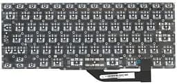 Клавіатура для ноутбука Apple MacBook Pro A1398 (2012, 2013, 2014, 2015) з підсвічуванням (Light) Black, (No Frame), RU (вертикальний ентер)