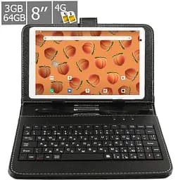 Планшет-телефон Hoozo MT PRO Pad 8 LTE 3/64 Gold + Чохол-клавіатура - мініатюра 2