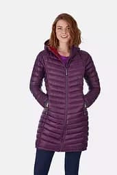 Куртка Rab Microlight Parka wmns 12 Красно-Фиолетовый