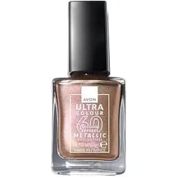 Швидковисихаючий лак для нігтів Avon УльтраКолір за 60 секунд з металевим ефектом Mani Queen 10ml (158511376)
