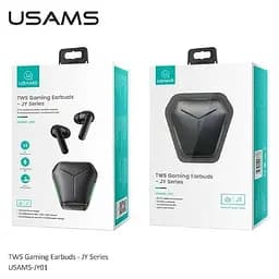 Навушники Bluetooth Usams TWS Gaming Earbuds JY Series | BT5.0 | black - мініатюра 4