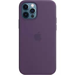 Чохол Silicone Case з MagSafe для Apple iPhone 12/12 Pro (Amethyst) ААА [57144] - мініатюра 6