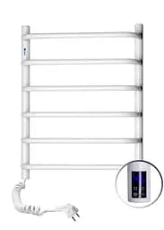 Электрический полотенцесушитель Navin Симфония 480x600 Sensor левый с таймером 12-009133-4860, Белый, Левое, Электронный