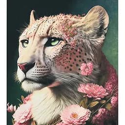 Алмазная мозаика Strateg ПРЕМИУМ Нежность и сила размером 40х50 см (SK88260)