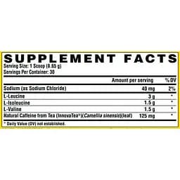 Амінокислота Nutrex Research Lipo-6 BCAA Intense 30 таблеток Watermelon - мініатюра 2