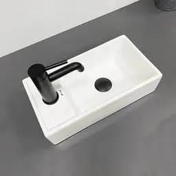 Умивальник VBI Lago R white накладний підвісний VBI-015610, Білий